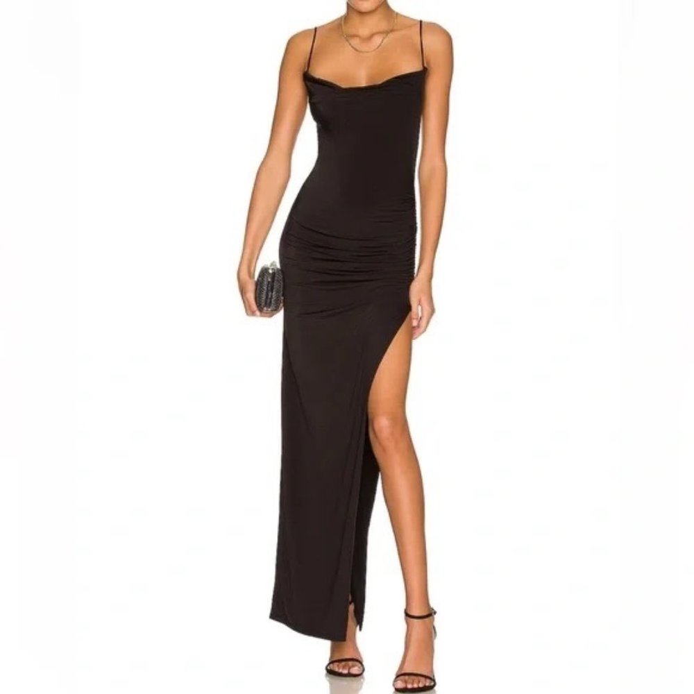 EXCELLENT Lovers and Friends Black ODESSA GOWN M